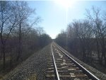  Looking East down Main line Towards Trestle